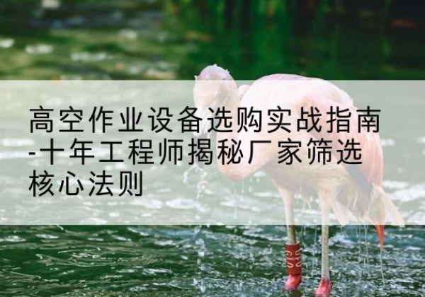 建昌剪叉式升降机厂家-高空作业设备选购实战指南-十年工程师揭秘厂家筛选核心法则